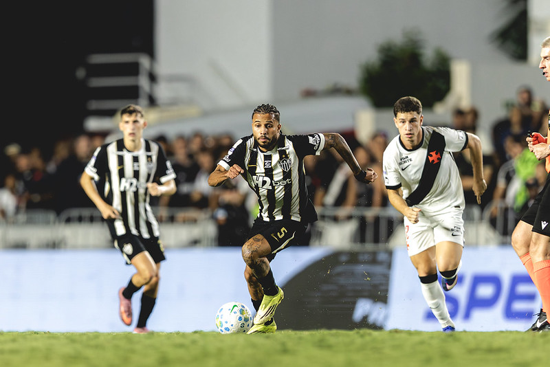 Alexsander na vitória do Galo diante do Vasco